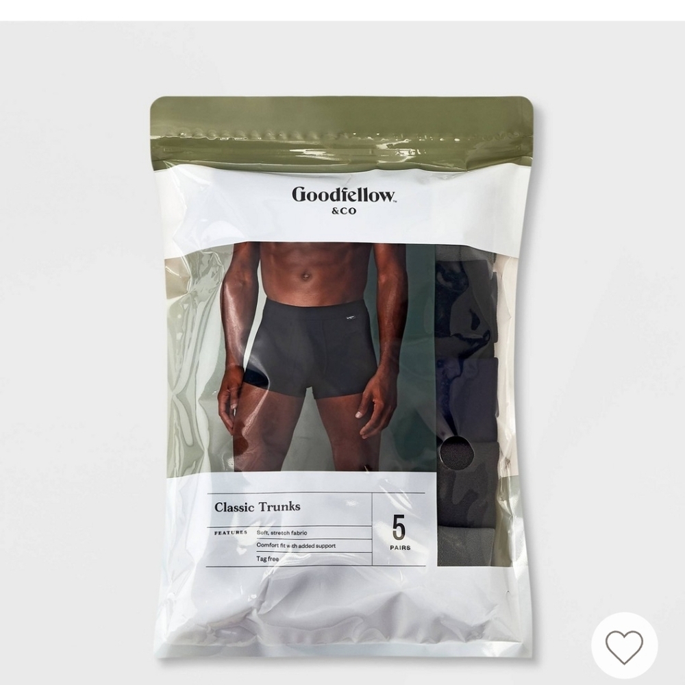 Goodfellow & Co Men's Grey/Black Boxer Briefs